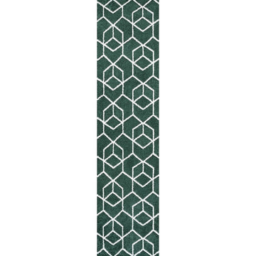 Tumbling Blocks Modern Geometric Area Rug 2